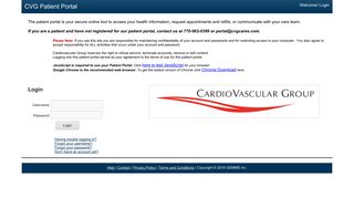 CVG Patient Portal