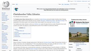 Chattahoochee Valley Libraries - Wikipedia