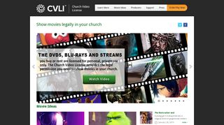 US Church Video License by CVLI | The legal coverage you need ...