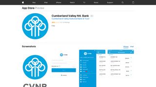 Cumberland Valley Ntl. Bank on the App Store - iTunes - Apple