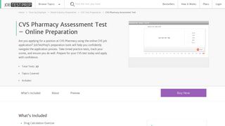 Prepare for the CVS Pharmacy Assessment Test - JobTestPrep