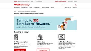 CVS Extracare Pharmacy & Health Rewards - CVS.com