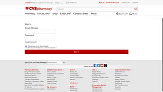 CVS pharmacy - Sign-in or Create an Account