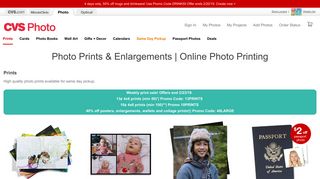 Photo Prints & Enlargements | Online Photo Printing - CVS pharmacy