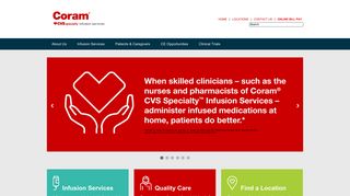 Home Page | Coram CVS Specialty Infusion Services