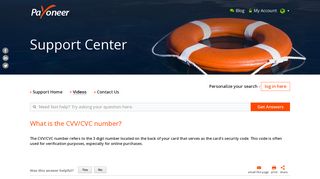 What Is the CVV/CVC Number? - Support Center