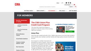 For Members | Communications Workers of America - CWA-Union.org