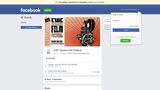 CWC Student Film Festival - Facebook