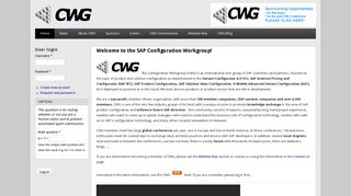Welcome to the SAP Configuration Workgroup! | Configuration ...