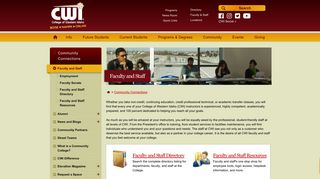 Faculty and Staff | CWI