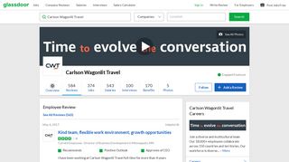 Carlson Wagonlit Travel - Kind team, flexible work environment ...