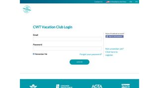 Log in - CWT Vacation Club