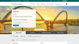 Cathay Pacific: Online Flight Booking | Airfare | Hong Kong SAR