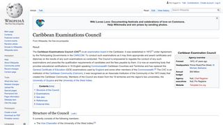 Caribbean Examinations Council - Wikipedia