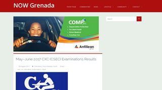 May–June 2017 CXC (CSEC) Examinations Results | NOW Grenada