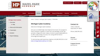 Michigan Cyber Academy / Overview - Hazel Park Schools