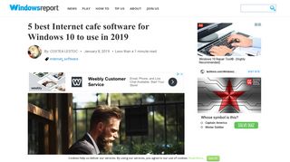 5 best Internet cafe software for Windows 10 to use in 2019