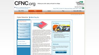 Cyber Detective - CFNC.org - Career Profile