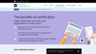 Cyber Essentials :: Certification