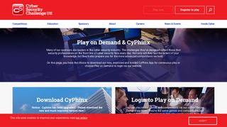 Play on Demand & CyPhinx - Cyber Security Challenge UK