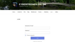 Login – cyberfriends.online