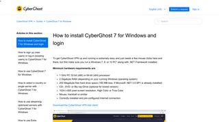 How to install CyberGhost 7 for Windows and login – CyberGhost VPN