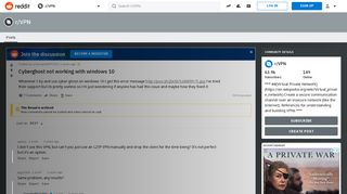 Cyberghost not working with windows 10 : VPN - Reddit