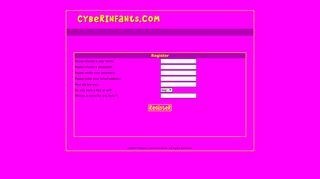 Register - CyberInfants.com
