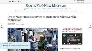 Cyber Mesa stresses service to customers, whatever the connection ...