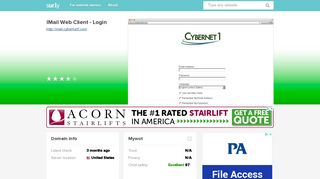 mail.cybernet1.com - IMail Web Client - Login - Mail Cybernet 1 - Sur.ly
