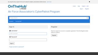 Sign In | Air Force Association's CyberPatriot Program- Microsoft ...