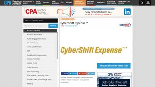 CyberShift Expense™ | CPA Practice Advisor