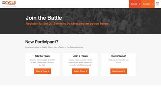 Register Today | Cycle for Survival