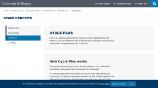 Cycle Plus - University of Glasgow