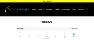 Schedule – Cyclinsanity Fitness