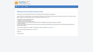 Cyclos4 License Server