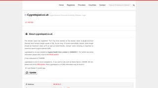 cygnetepad.co.uk - Cygnet Electronic Personnel Availability Database ...