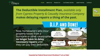 Cypress Property & Casualty Insurance Company: Home Page