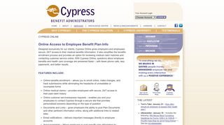 Cypress Online & Benefits Enrollment | Cypress