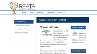 Cypress Premium Funding - Reata Holdings, Inc
