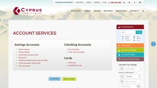 Accounts - Cyprus Credit Union