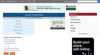 Cyprus Credit Union - West Jordan, UT - Credit Unions Online