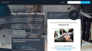 Pay Cytronics with Plastiq