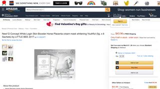 Amazon.com : New! D Concept White Login Skin Booster Horse ...