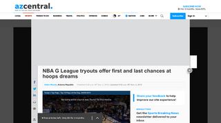 NBA G League tryouts offer first and last chances at hoops dreams