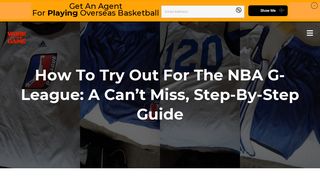 NBA D-League Tryouts: Rules and Tips - DreAllDay.com