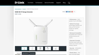 N300 Wi-Fi Range Extender | D-Link