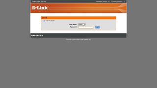 D-LINK SYSTEMS, INC. | WIRELESS ROUTER : Login - D-Link Support