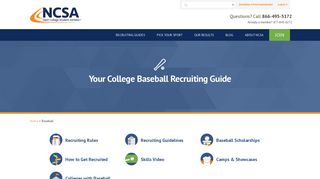 College Baseball Recruiting and Scholarships Guide | NCSA