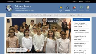 Colorado Springs School District 11 / Homepage